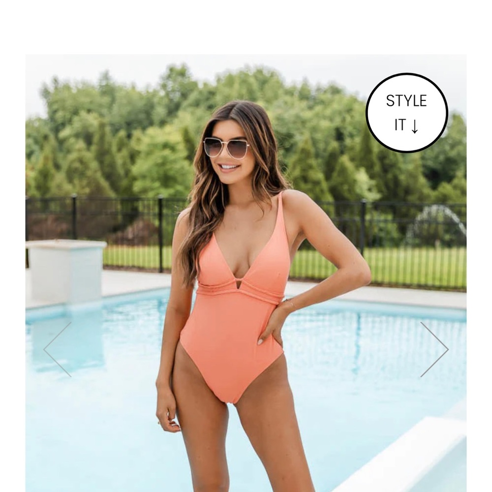Peach boutique swimsuit size xl